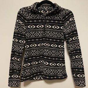 Eddie Bauer, Women’s Fleece Jacket, black and white